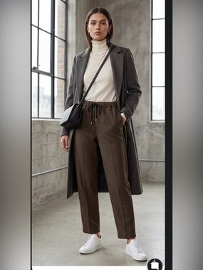 The Group by Babaton Jimmy Oversized bristle clay straight leg pants Sz  S NWOT